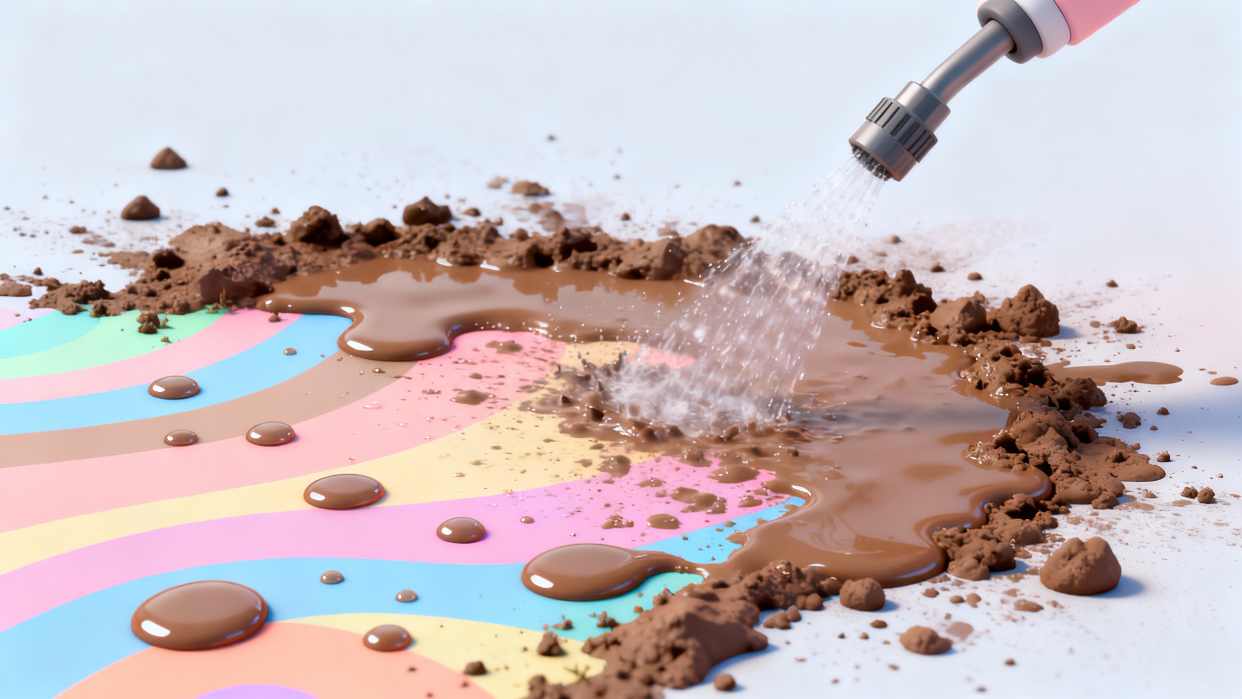 High Pressure Water Gun Cleaning